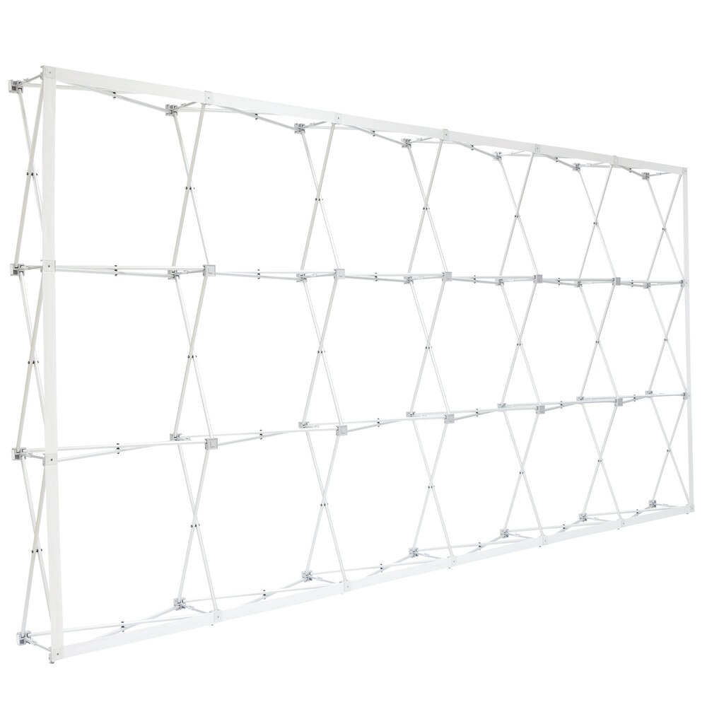 15 x 7.5 ft. RPL Fabric Pop Up Display Straight With Endcaps (Graphic Package) — Hardware Only / With Endcaps